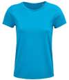 03581 Lds Crusader SOL'S Ladies Crusader Organic T-Shirt Aqua colour image
